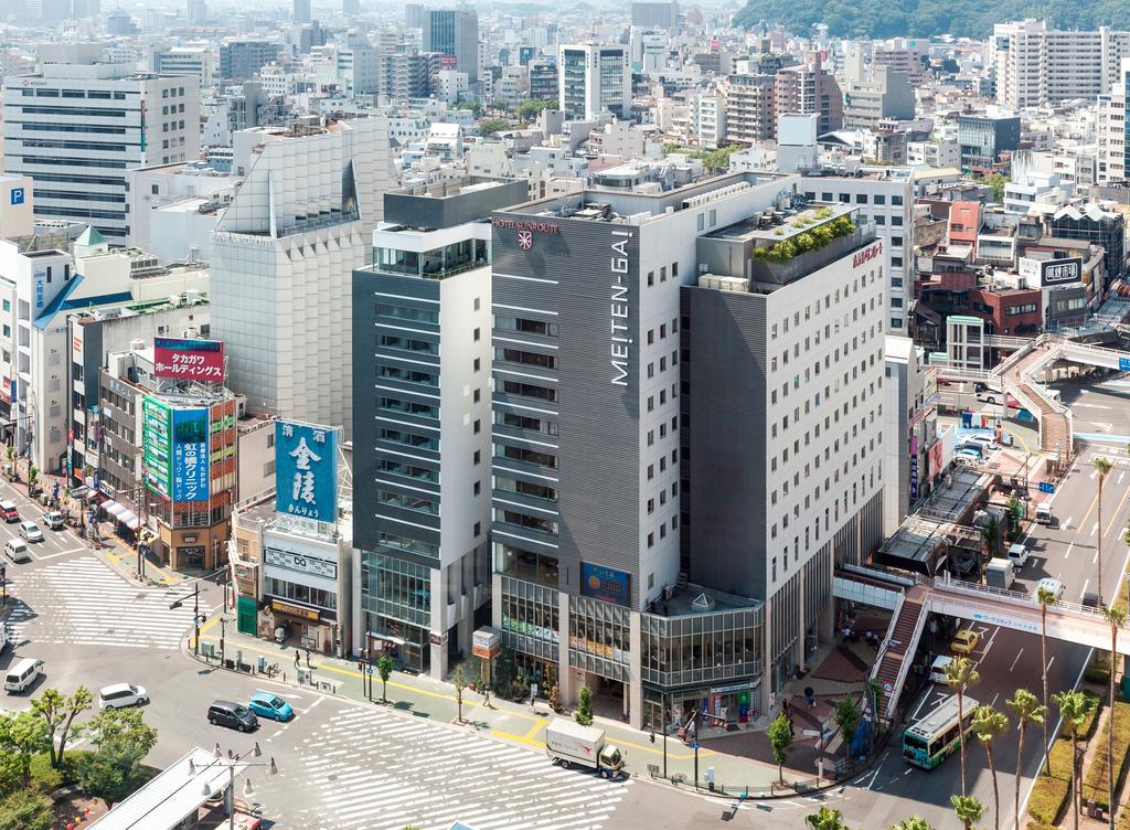 Hotel Sunroute Tokushima Exterior foto